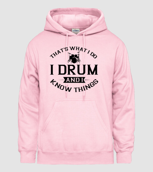 I drum I drink and I know things model roz deschis pe tricou