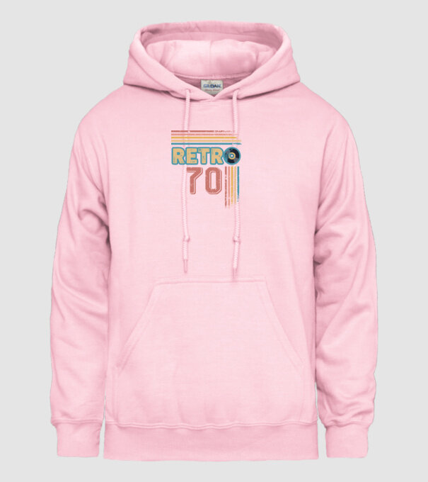 Retro 70 Birthday model roz deschis pe tricou