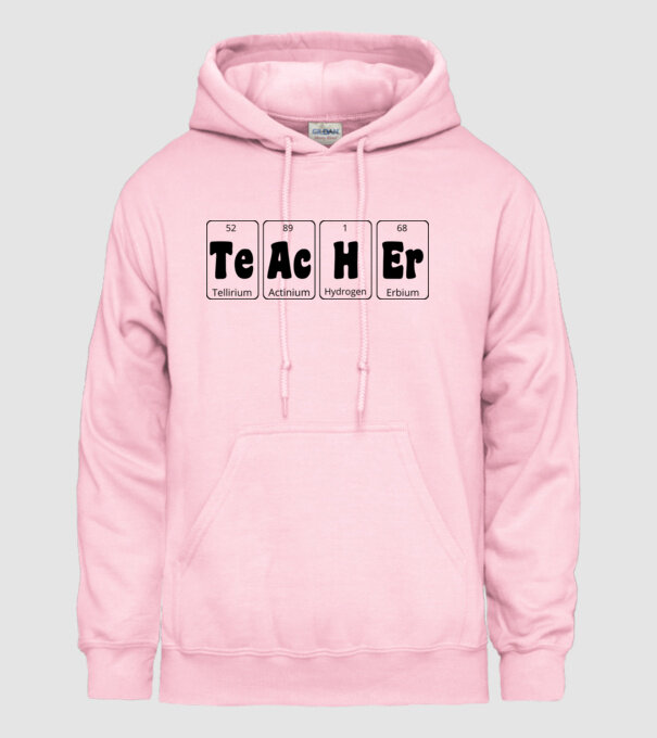 Teacher periodic model roz deschis pe tricou