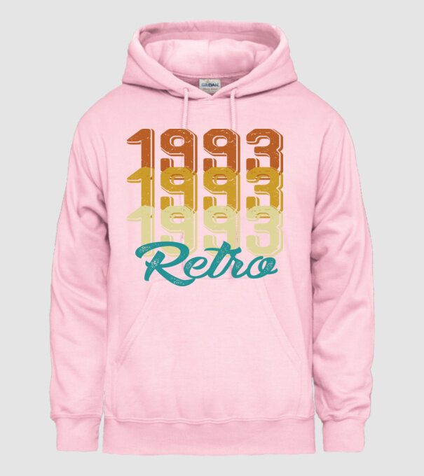 1993 retro model roz deschis pe tricou