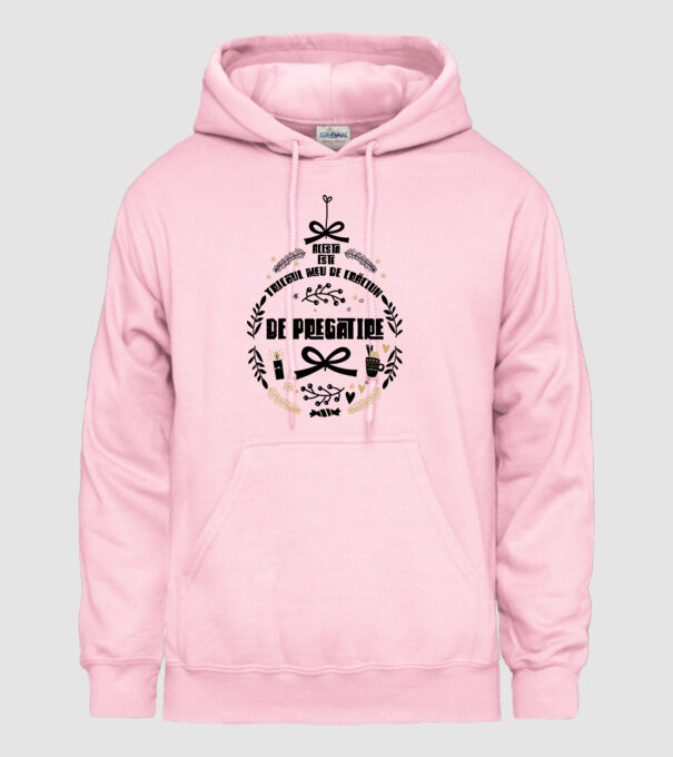 acesta este tricoul meu de Crăciun_de pregătire model roz deschis pe tricou