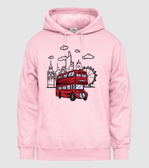 Autobuze model roz deschis pe tricou