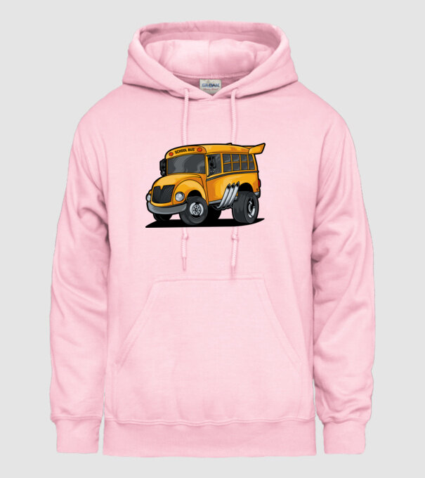 Autobuze model roz deschis pe tricou