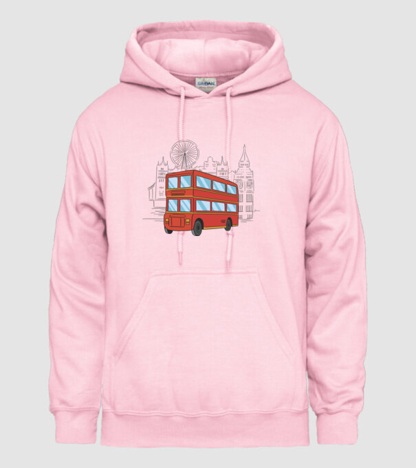 Autobuze model roz deschis pe tricou