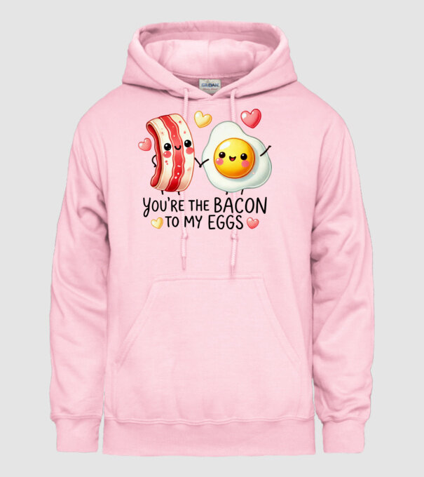 Bacon to my Eggs model roz deschis pe tricou