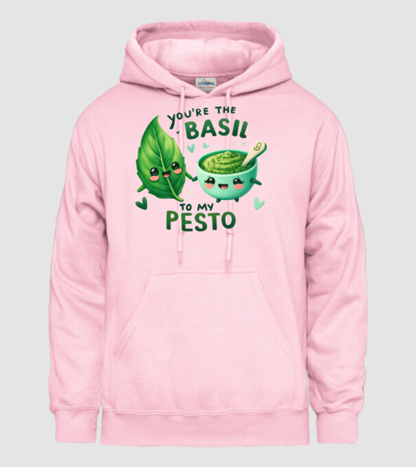 Basil to my Pesto model roz deschis pe tricou