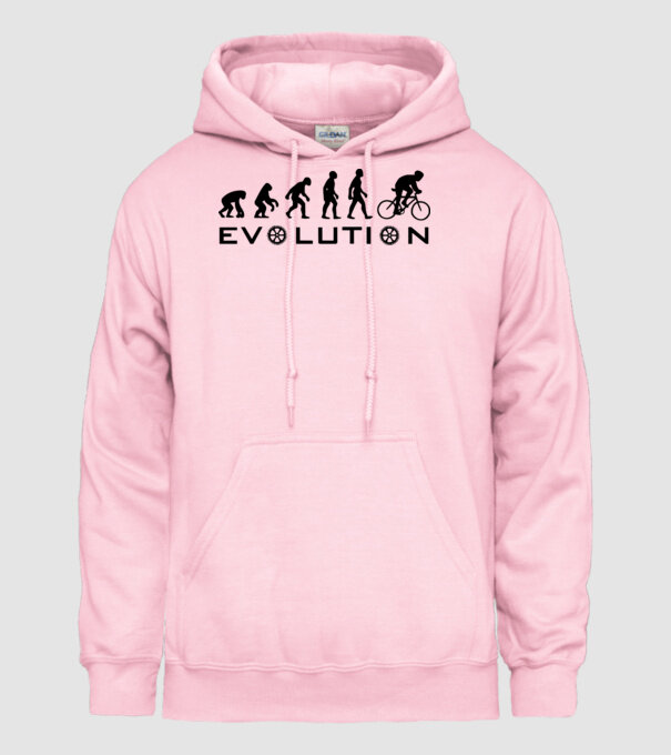 Bike evolution model roz deschis pe tricou
