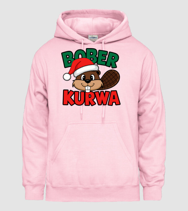 Bober kurwa xmas model roz deschis pe tricou
