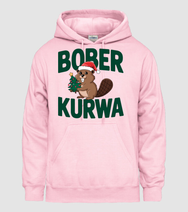 Bober kurwa xmas model roz deschis pe tricou