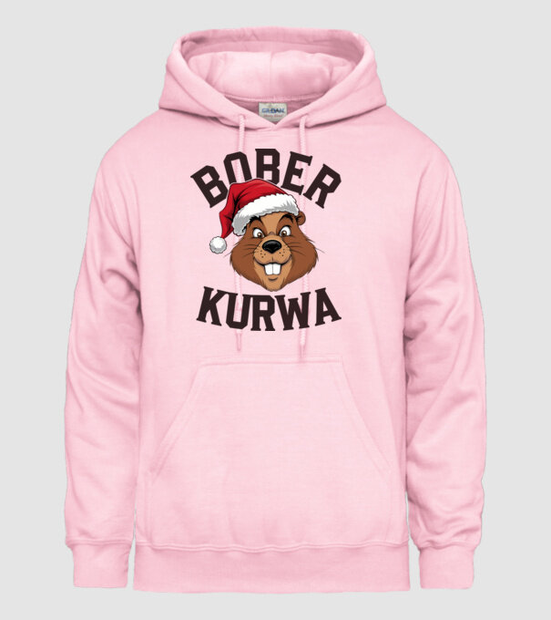 Bober kurwa xmas model roz deschis pe tricou