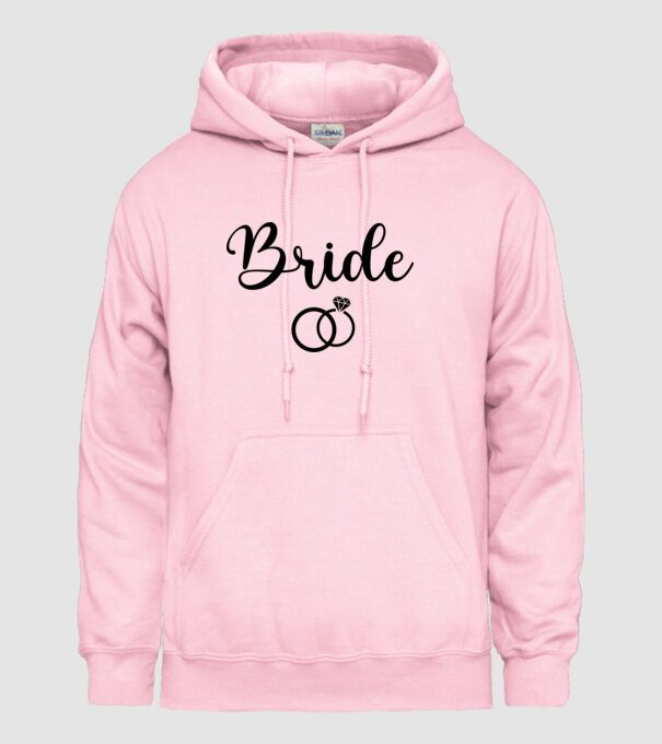 Bride model roz deschis pe tricou