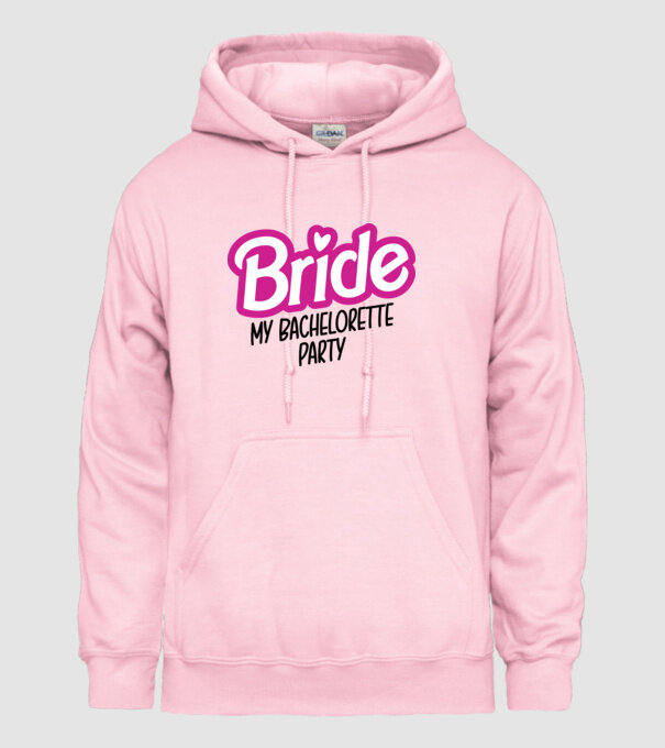 Bride Barbie model roz deschis pe tricou