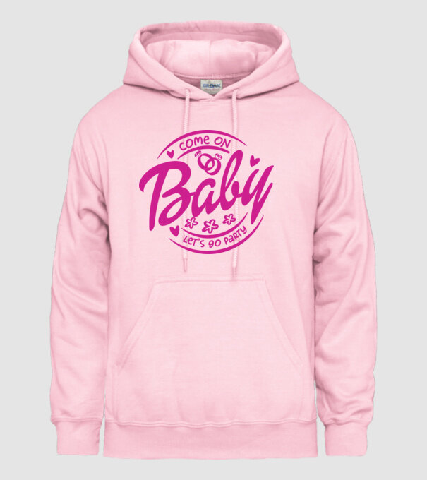 Bride Barbies Baby lets go party model roz deschis pe tricou