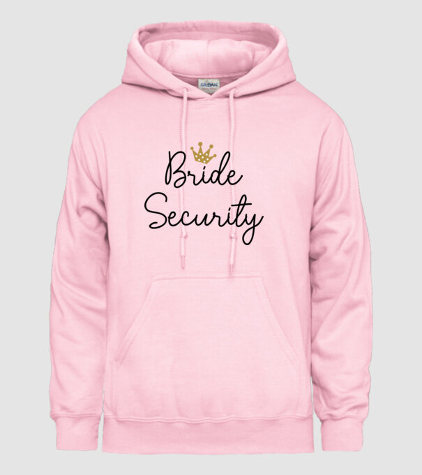 Bride Security model roz deschis pe tricou