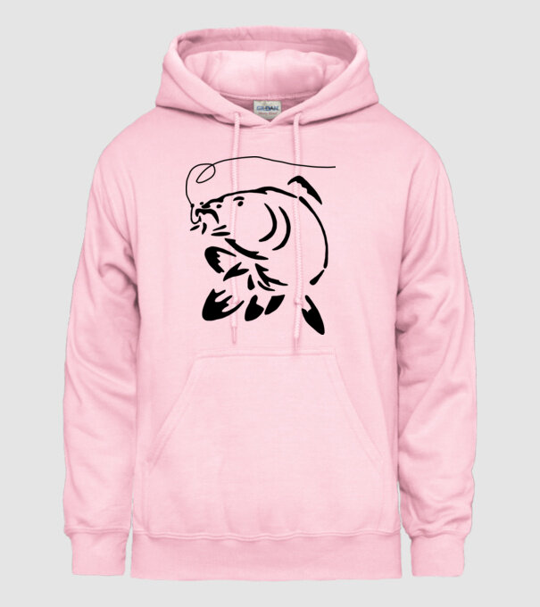 Carp model roz deschis pe tricou