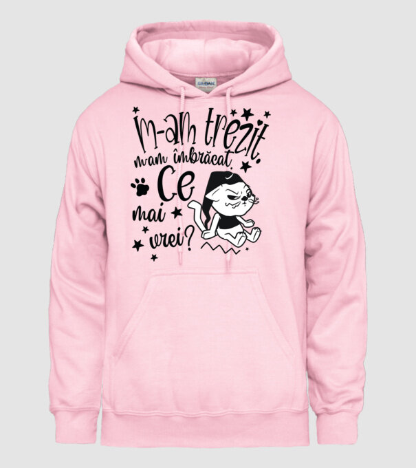 Ce mai vrei? model roz deschis pe tricou