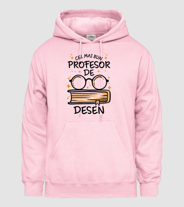 Cel mai profesor de desen model roz deschis pe tricou