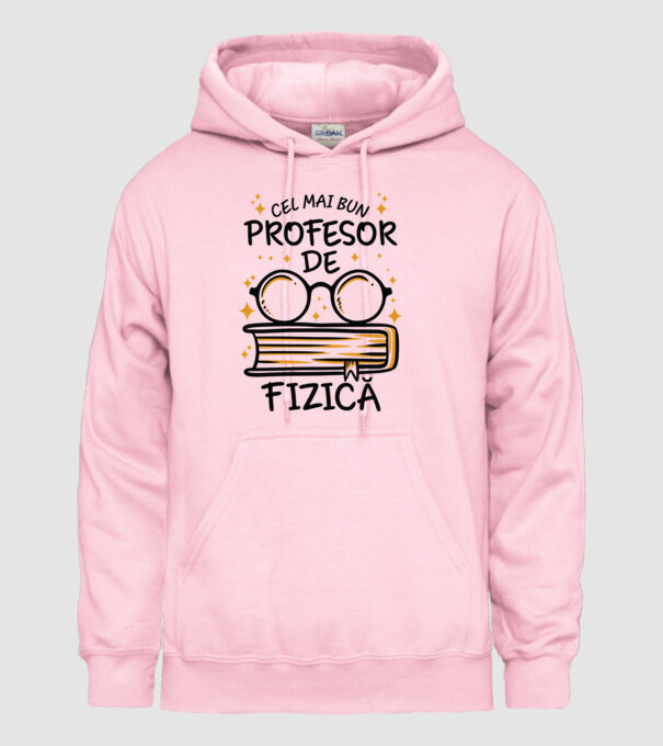 Cel mai profesor fizică model roz deschis pe tricou