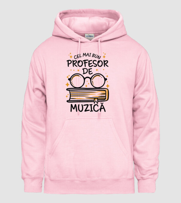 Cel mai profesor muzică model roz deschis pe tricou