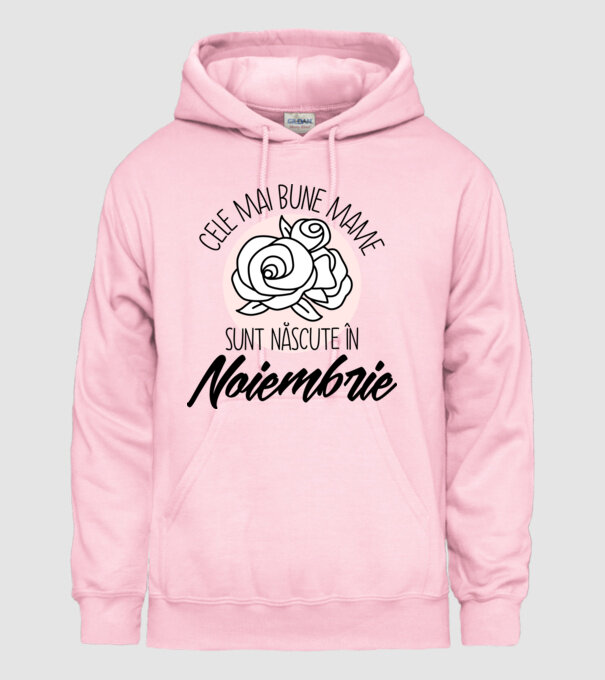 Cele mai bune mame sunt născute în Noiembrie model roz deschis pe tricou