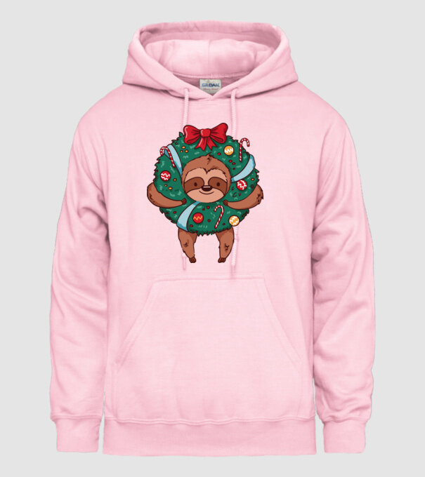 Christmas model roz deschis pe tricou