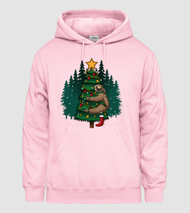 Christmas model roz deschis pe tricou