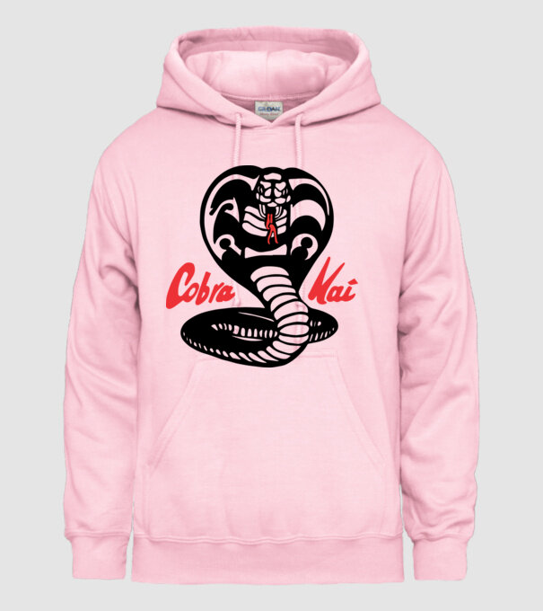 cobra kai classic logo model roz deschis pe tricou