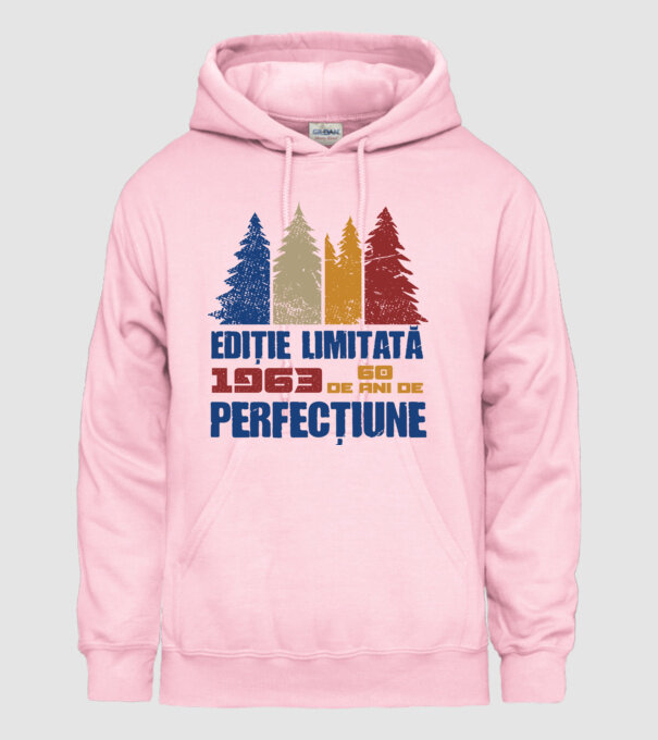Ediție limitată 1963 - 60 de ani de perfecțiune model roz deschis pe tricou