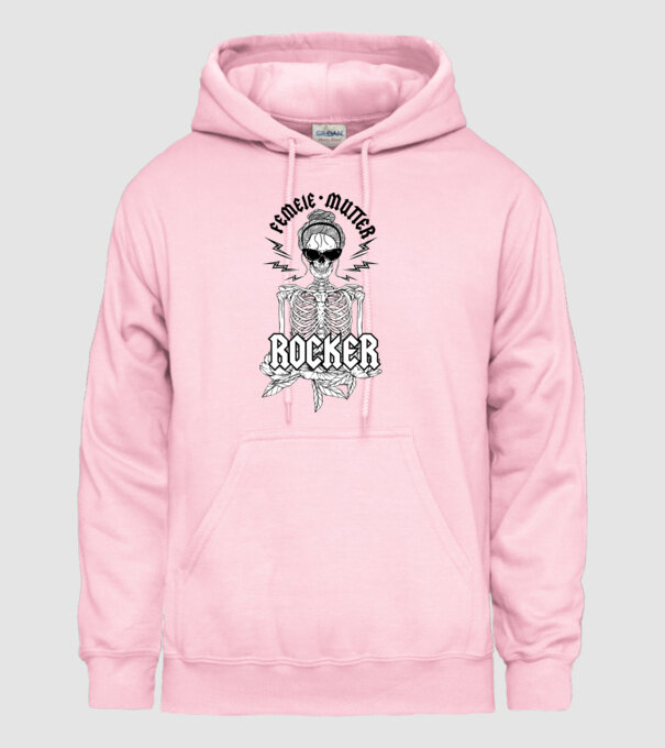 femeie - mutter - rocker model roz deschis pe tricou