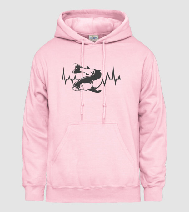 Fish model roz deschis pe tricou