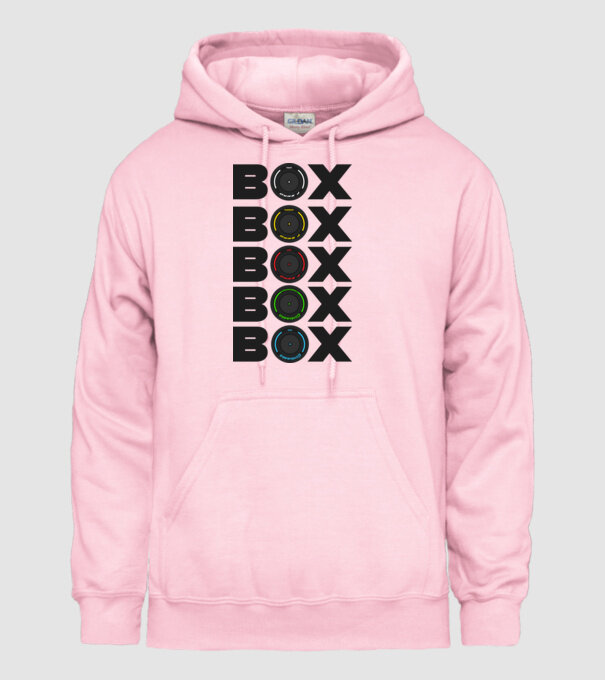 Forma1 box model roz deschis pe tricou