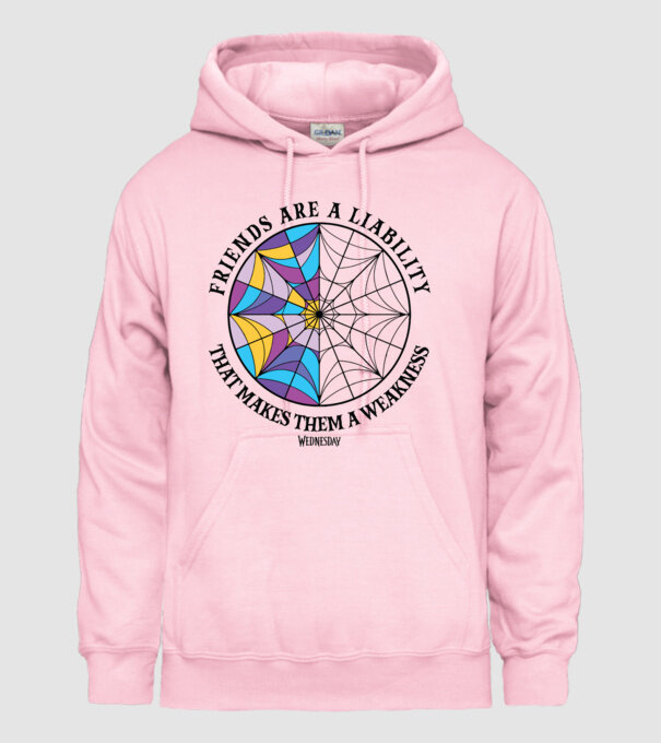 Friends are liability model roz deschis pe tricou