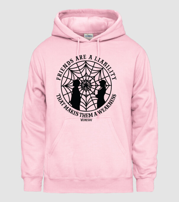 Friends are liability model roz deschis pe tricou