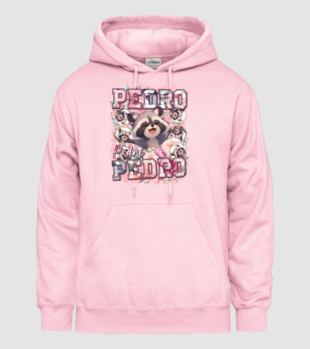 Girly Pedro model roz deschis pe tricou