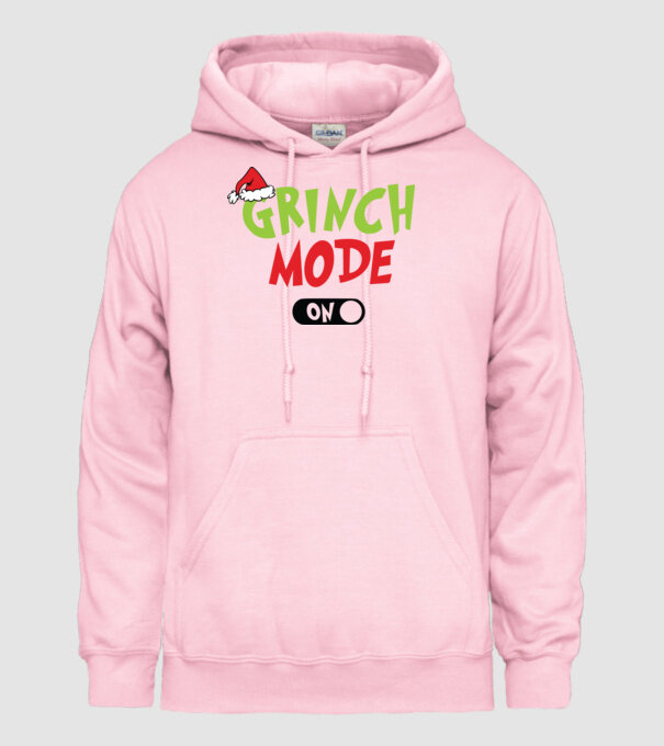 Grinch Mode model roz deschis pe tricou