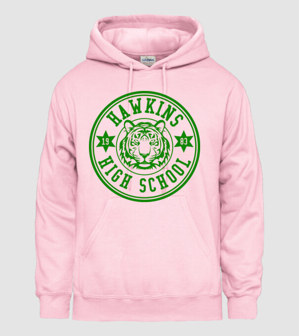 hawkins high school model roz deschis pe tricou