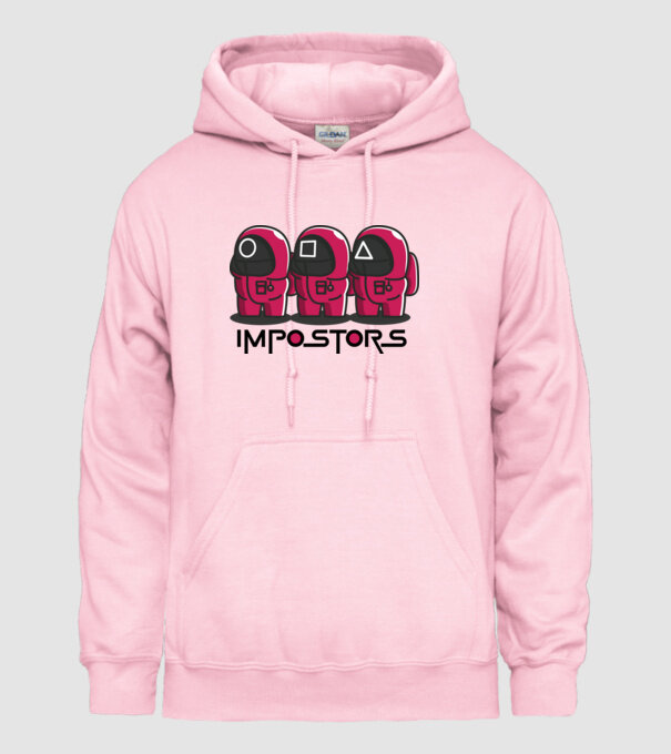 impostors squid game model roz deschis pe tricou