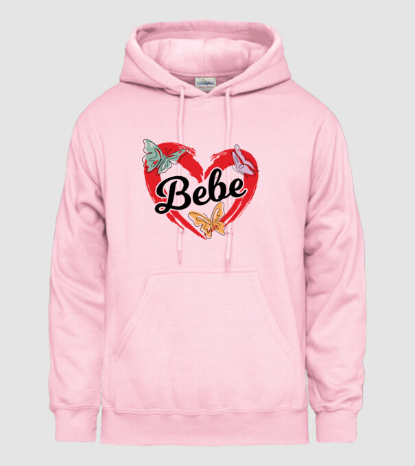 Bebe model roz deschis pe tricou