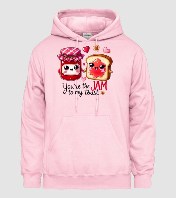 Jam to my Toast model roz deschis pe tricou