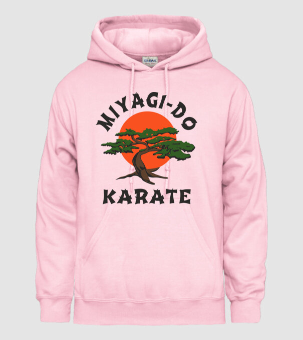 Miyagi-do karate cobra kai model roz deschis pe tricou