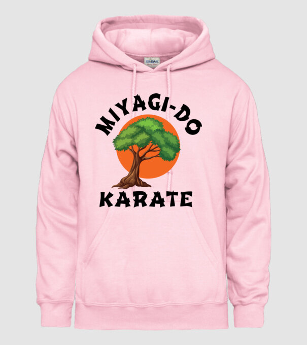 Miyagi-do karate logo model roz deschis pe tricou