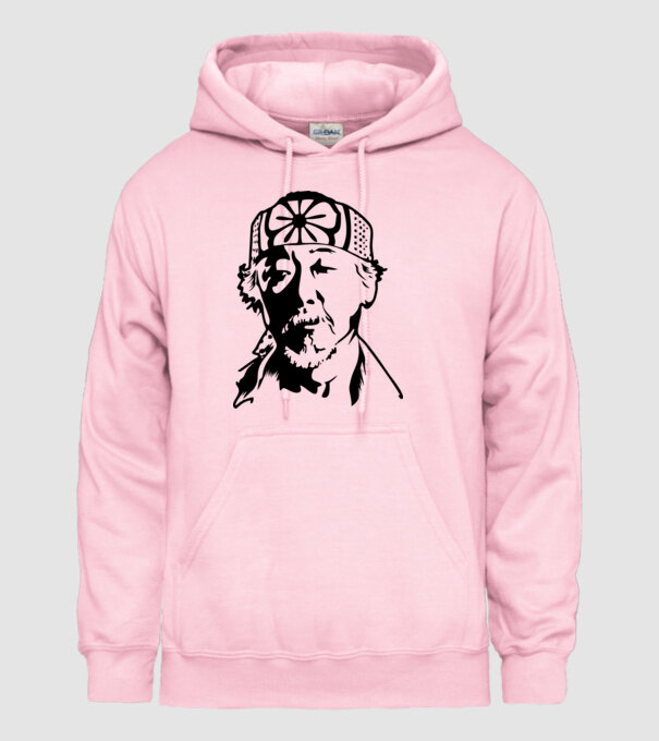 Miyagi head cobra kai model roz deschis pe tricou