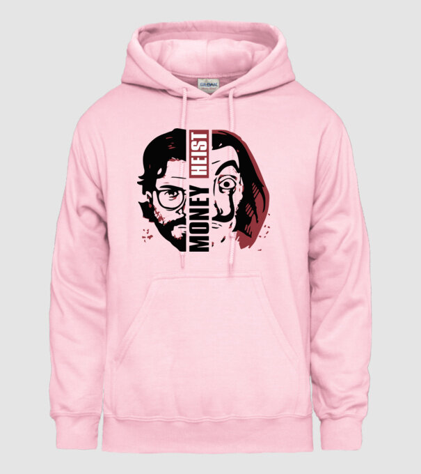 money heist professor model roz deschis pe tricou