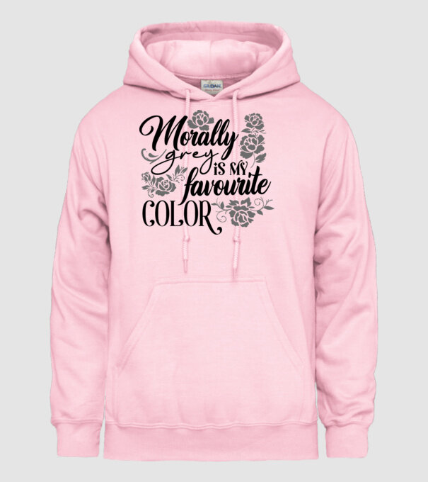 Moraly Gray is my favorite color model roz deschis pe tricou