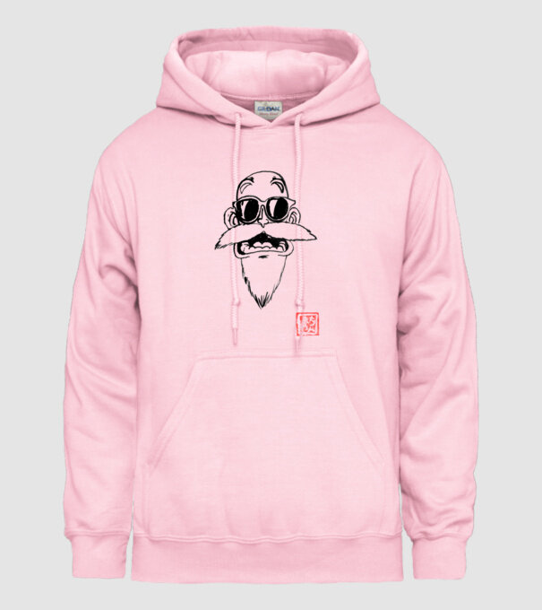 muten roshi art model roz deschis pe tricou