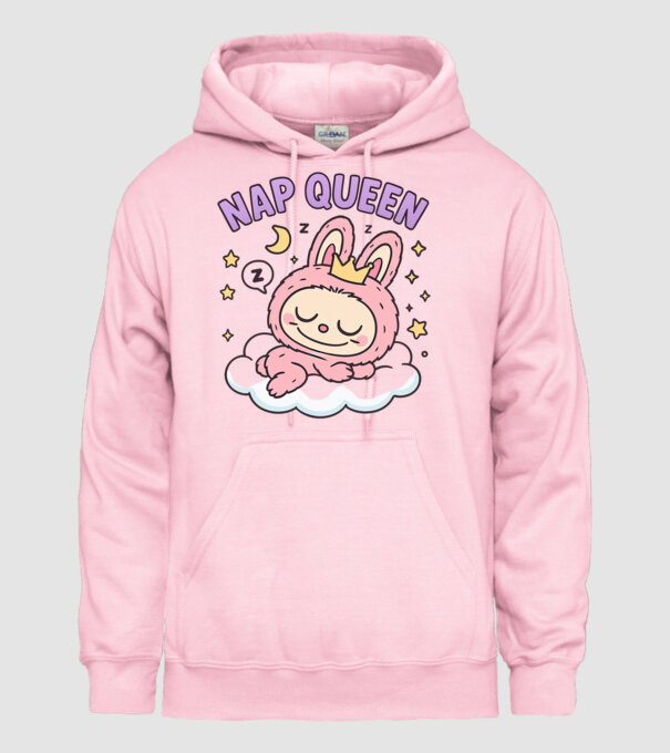 Nap Queen model roz deschis pe tricou