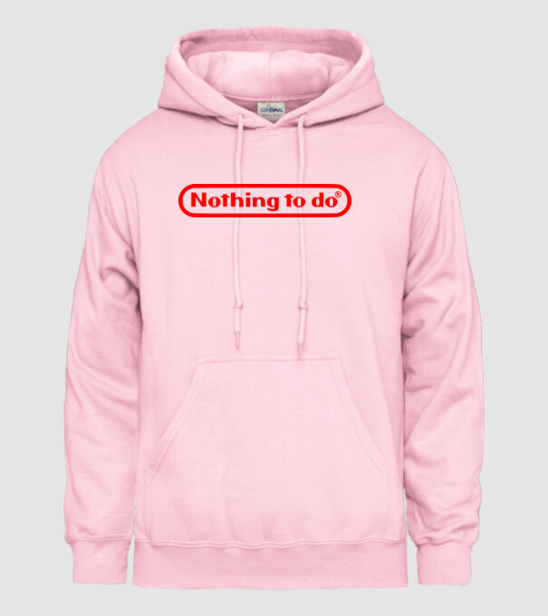 Nothing to do model roz deschis pe tricou