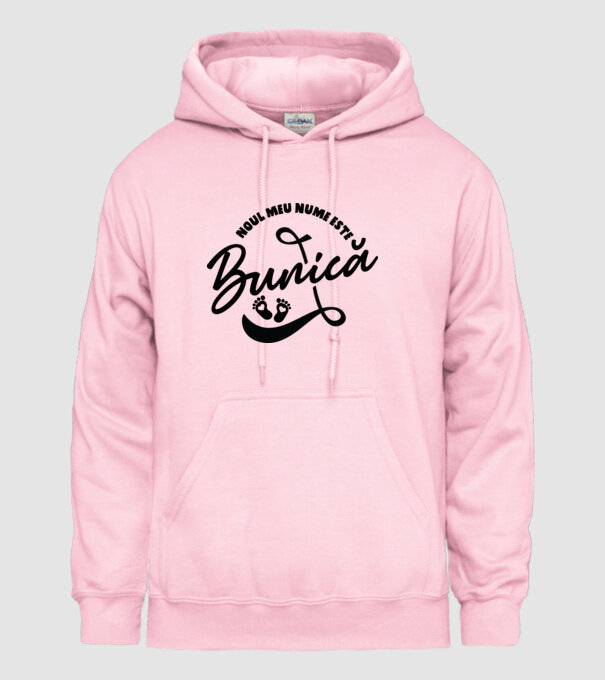 Noul meu nume este Bunică model roz deschis pe tricou