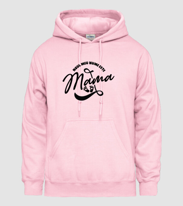 Noul meu nume este Mama model roz deschis pe tricou