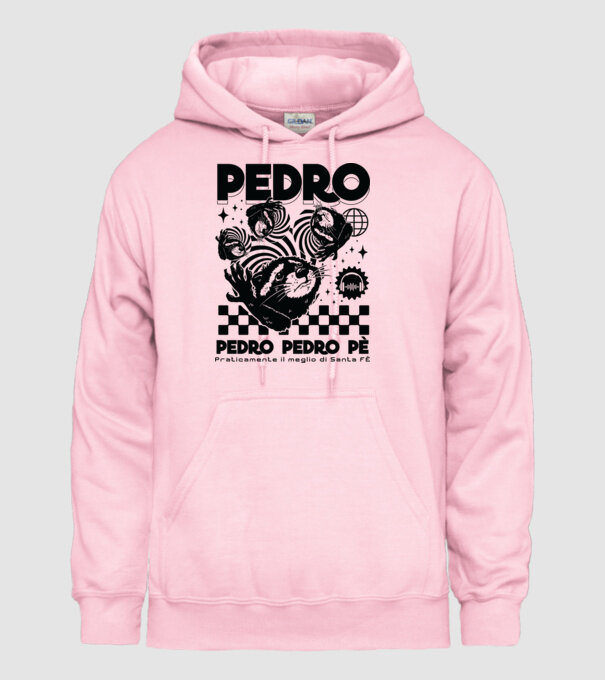 Pedro techno model roz deschis pe tricou